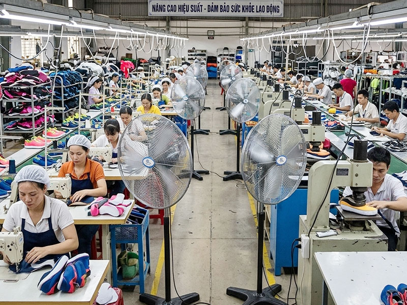 Quạt đứng công nghiệp công suất lớn